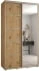 Posuvná skříň se zrcadlem Cannes 5 130 45 cm hloubky