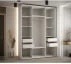 Posuvná skříň se zrcadlem Cannes 5 180 hloubka 60 cm
