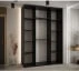 Šatní skříň s posuvnými dveřmi Lanko 1 180, hloubka 45 cm