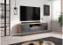 Závěsný TV stolek s frézovanými čely do obývacího pokoje Ash 167