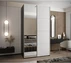 Posuvná skříň se zrcadlem Lux 3 130