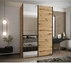 Posuvná skříň se zrcadlem Lux 3 160