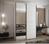 Posuvná skříň se zrcadlem Lux 3 160
