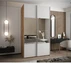 Posuvná skříň se zrcadlem Lux 4 130