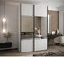 Posuvná skříň se zrcadlem Lux 4 150