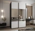 Posuvná skříň se zrcadlem Lux 4 150