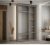 Šatní skříň posuvná Dakota 10 130 45 hloubky