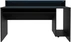 Černý stůl 160x70 cm s RGB osvětlením a nástavcem na monitor AYO