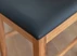 Dubová židle s černým sedákem Verto
