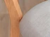 Dubová židle s béžovým sedákem Leon M11