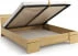 Dřevěná postel borovicová 120 s úložným prostorem do ložnice Sparta maxi