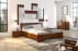 Łóżko drewniane sosnowe ze skrzynią na pościel do sypialni Sparta maxi & st 120