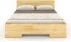 Łóżko drewniane sosnowe ze skrzynią na pościel do sypialni Spectrum 120 maxi 